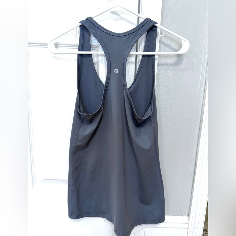 Degrees By Reflex Gray Halter Tank Top Size S  Athletic Running gym fitness